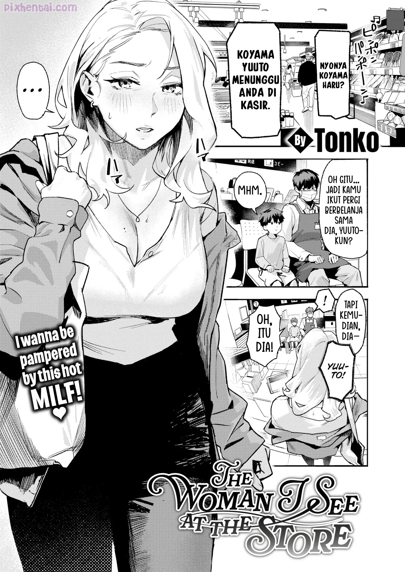 Komik hentai xxx manga sex bokep Omise de au Onna I wanna be pampered by this hot MILF 1
